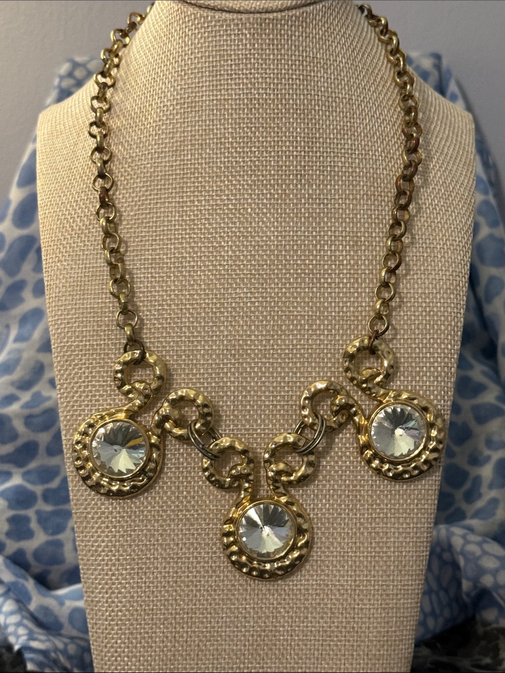 Gold-Tone Crystal Drop Necklace - Women Jewelry